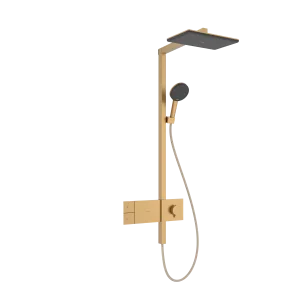 Hansgrohe Raindance Alive Q Showerpipes With Thermostatic Mixer 1170 X 350 X 180mm Bronze - Brushed