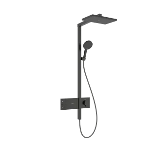 Hansgrohe Raindance Alive Q Showerpipes With Thermostatic Mixer 1170 X 350 X 180mm Gunmetal/chrome - Brushed