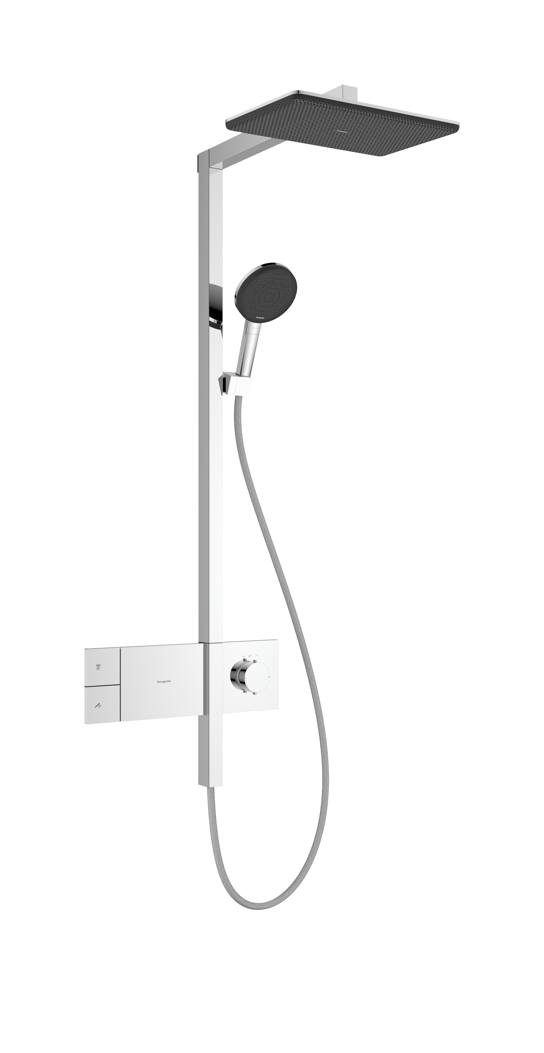 Hansgrohe Raindance Alive Q Showerpipes With Thermostatic Mixer 1170 X 350 X 180mm Chrome