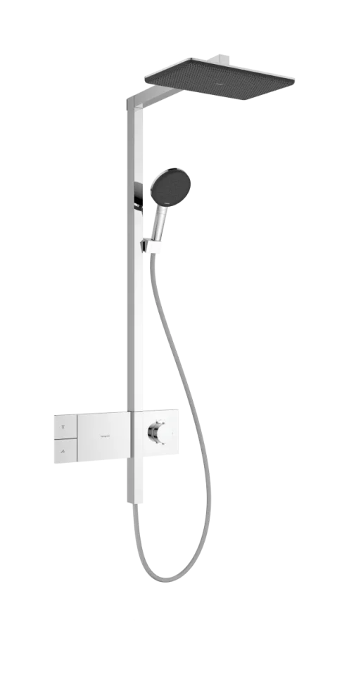 Hansgrohe Raindance Alive Q Showerpipes With Thermostatic Mixer 1170 X 350 X 180mm Chrome product image - Image 1