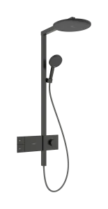 Hansgrohe Raindance Alive S Showerpipes With Thermostatic Mixer 1170 X 350 X 180mm Gunmetal/chrome - Brushed
