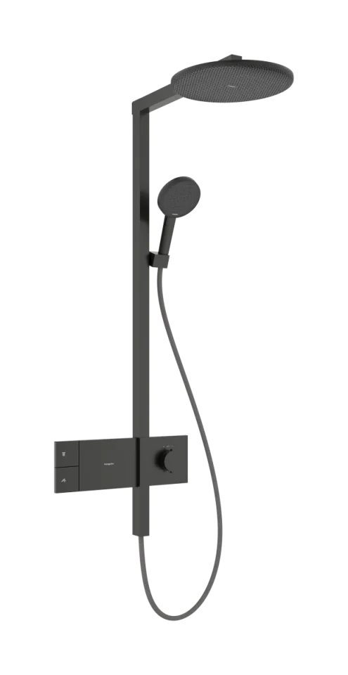 Hansgrohe Raindance Alive S Showerpipes With Thermostatic Mixer 1170 X 350 X 180mm Gunmetal/chrome - Brushed product image - Image 1