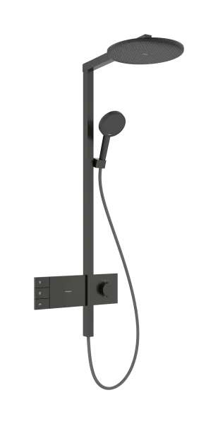 Hansgrohe Raindance Alive S Showerpipes With Thermostatic Mixer 1170 X 350 X 180mm Gunmetal/chrome - Brushed