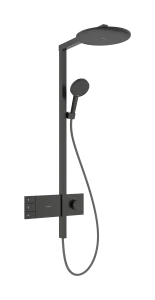 Hansgrohe Raindance Alive S Showerpipes With Thermostatic Mixer 1170 X 350 X 180mm Gunmetal/chrome - Brushed