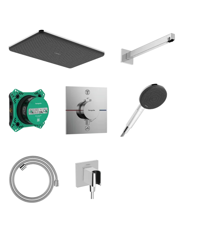 Hansgrohe Raindance Alive Q Shower Combination 685 X 380 X 180mm Chrome product image - Image 1