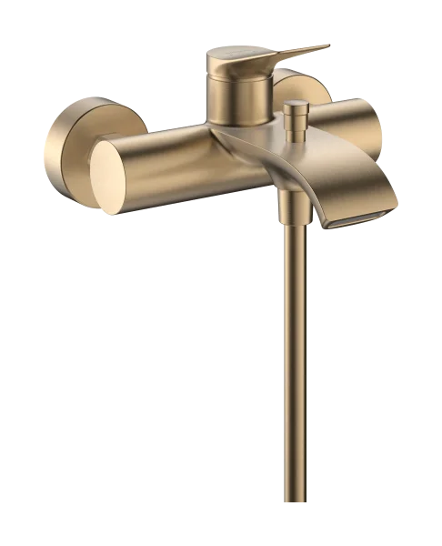 Hansgrohe Vivenis Single Lever Bath Mixer For Exposed Installation Brushed Bronze