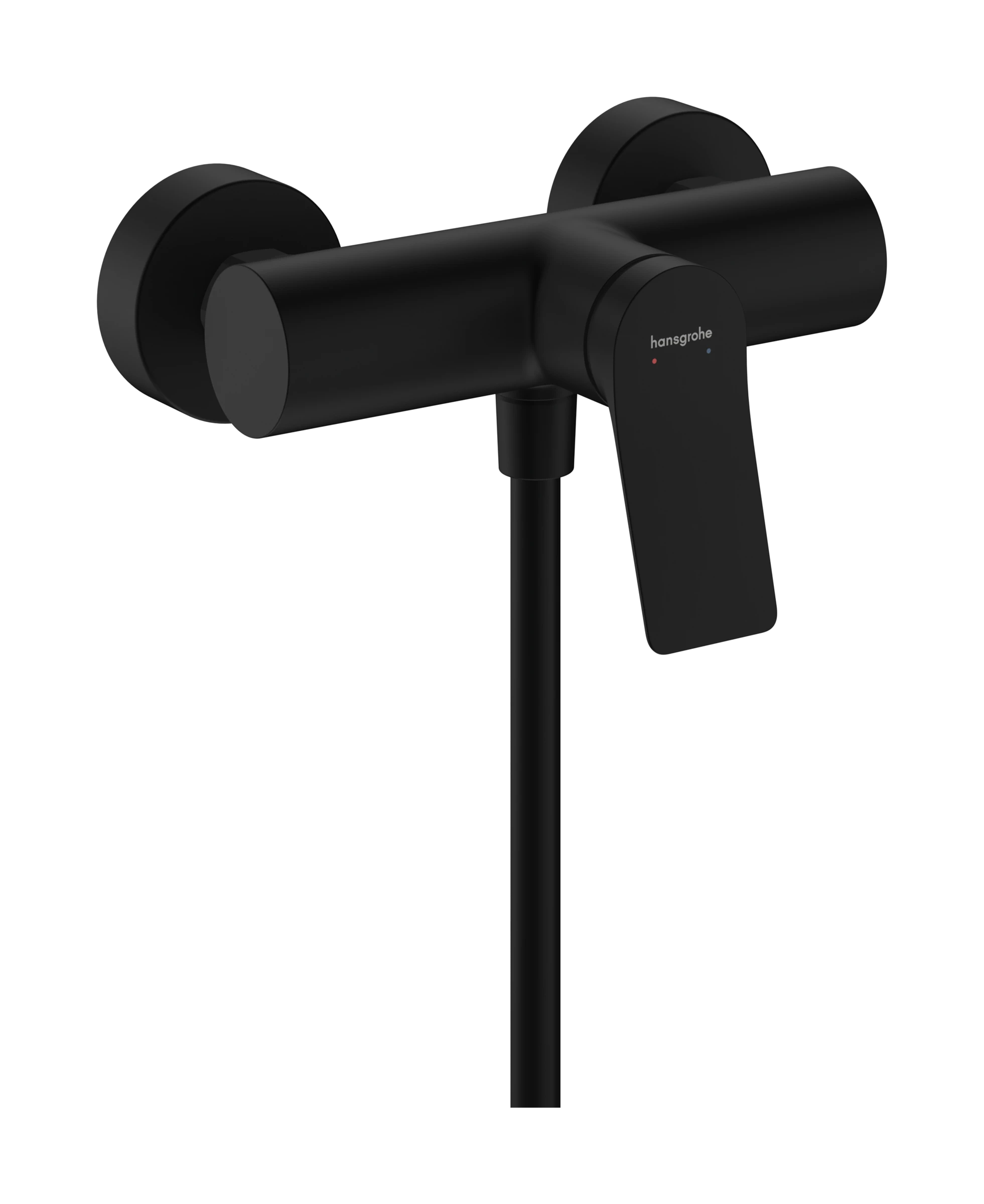 Hansgrohe Vivenis Shower Mixers Exposed 245 X 195 X 155mm Black - Matt