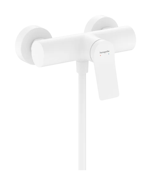Hansgrohe Vivenis Single Lever Shower Mixer For Exposed Installation Matt White