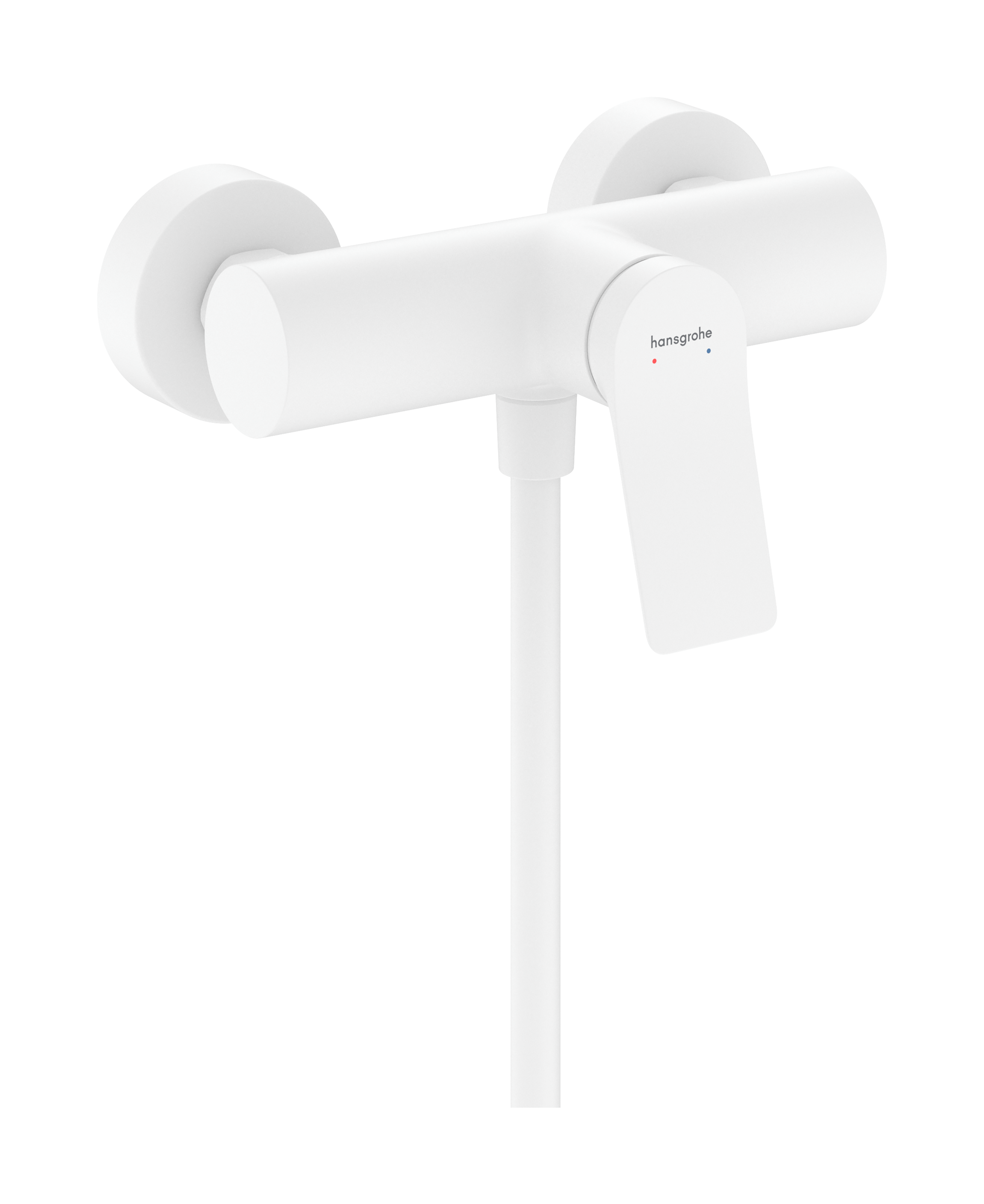 Hansgrohe Vivenis Shower Mixers Exposed 245 X 195 X 155mm White - Matt
