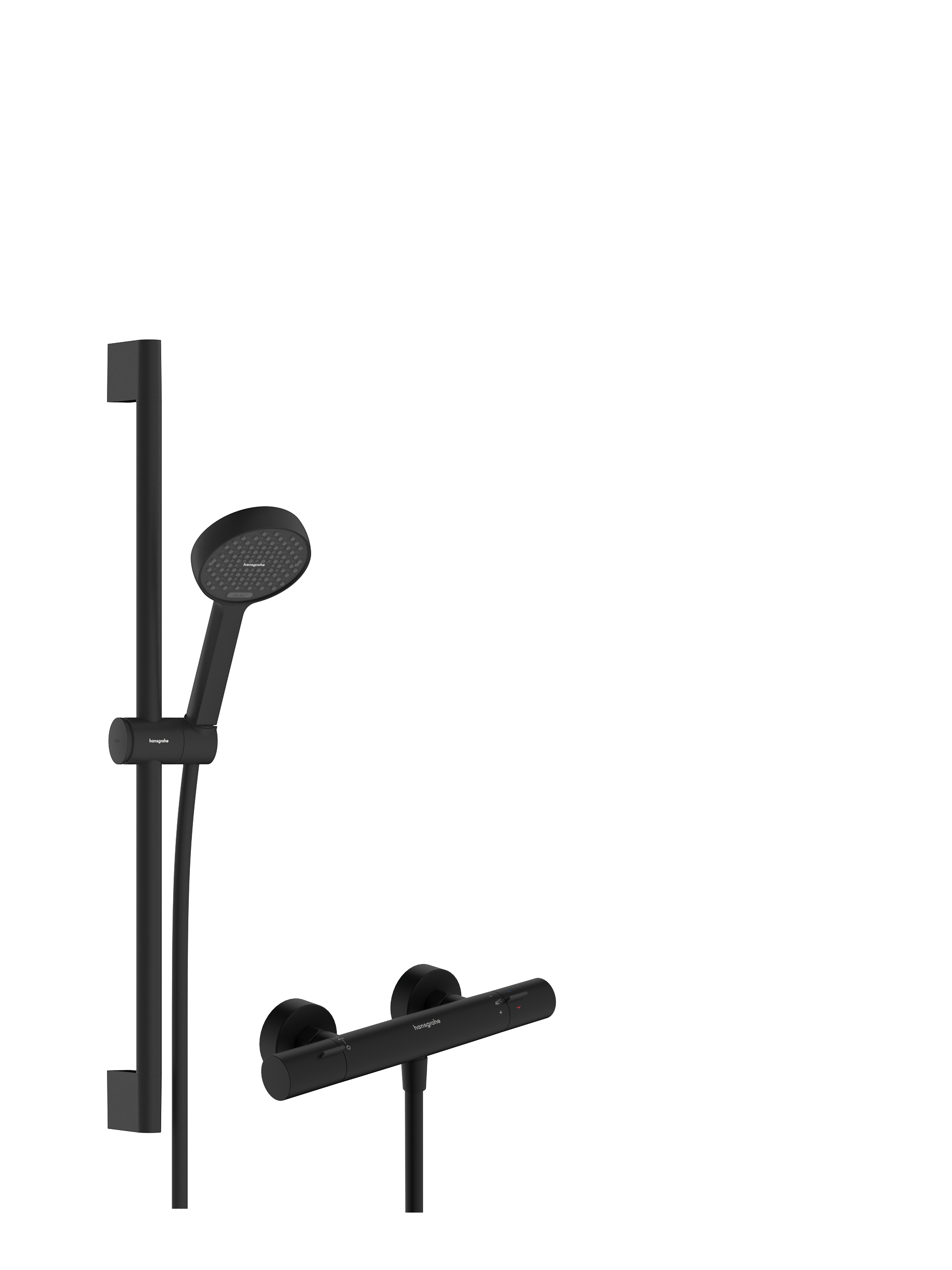 Hansgrohe Activera Select S Shower Combination 775 X 190 X 80mm Black - Matt product image - Image 1
