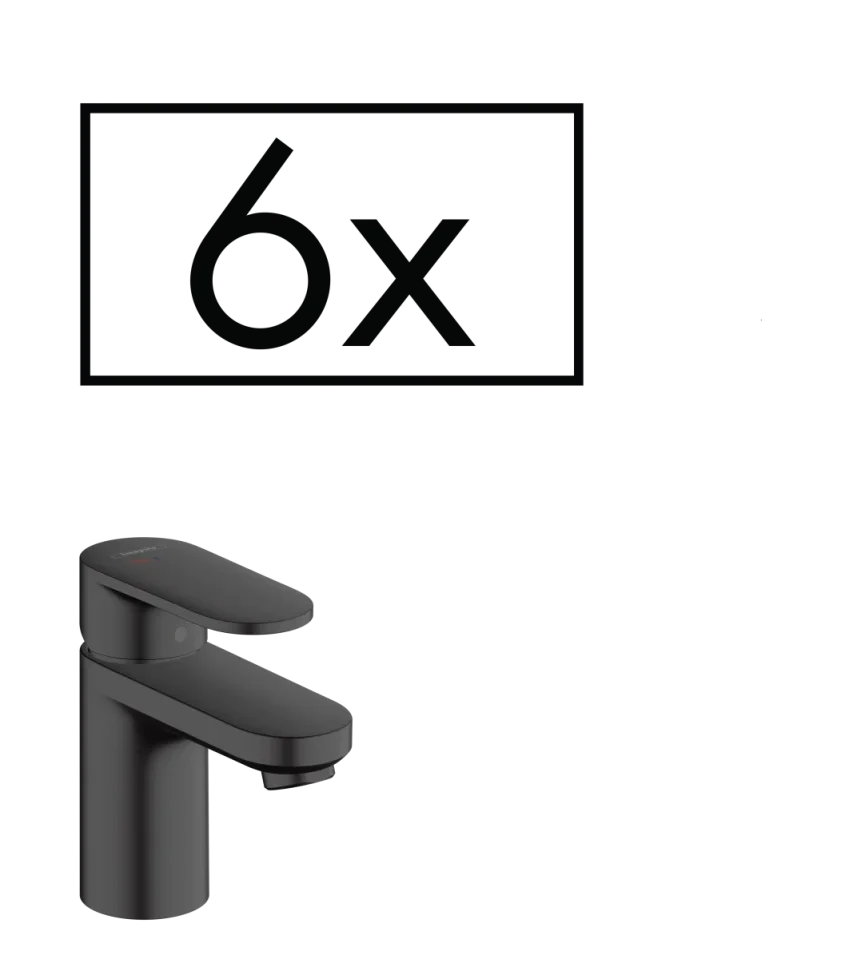 Hansgrohe Vernis Blend Manual Mixers 395 X 205 X 445mm Black - Matt product image - Image 1