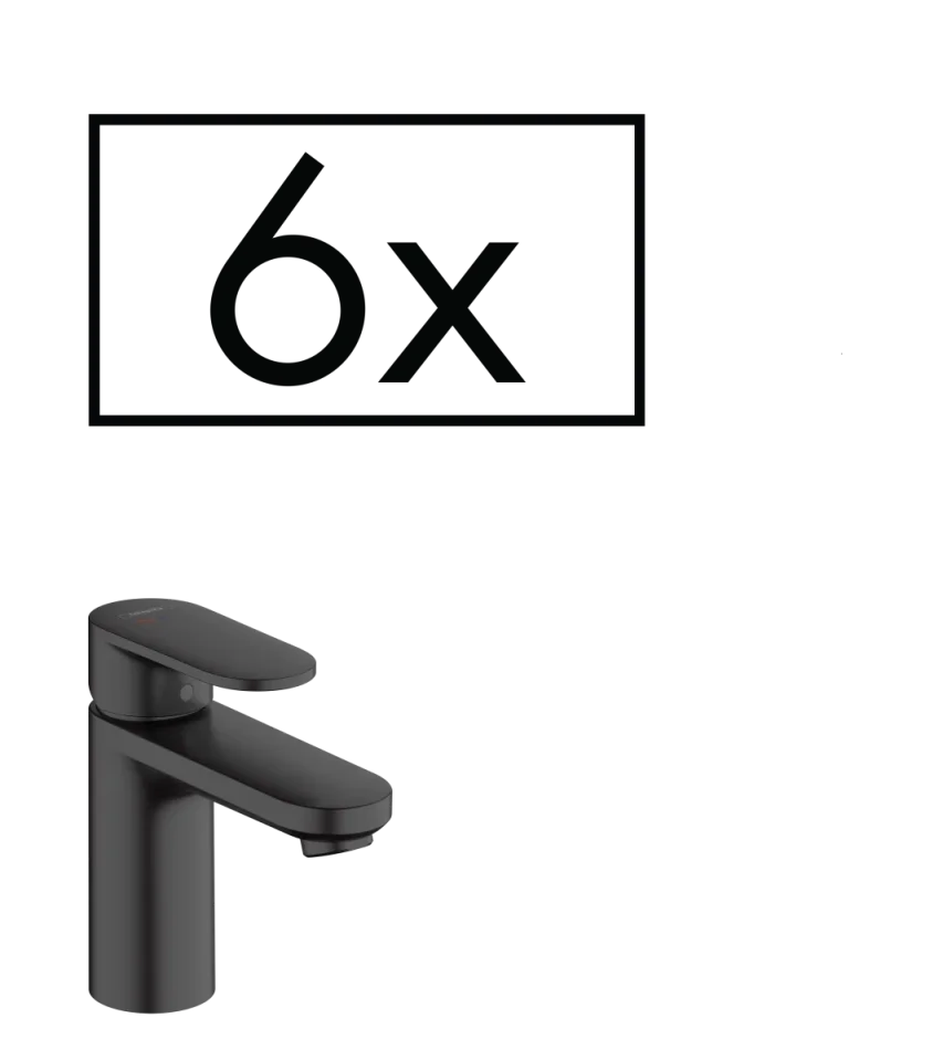 Hansgrohe Vernis Blend Manual Mixers 395 X 205 X 445mm Black - Matt product image - Image 1