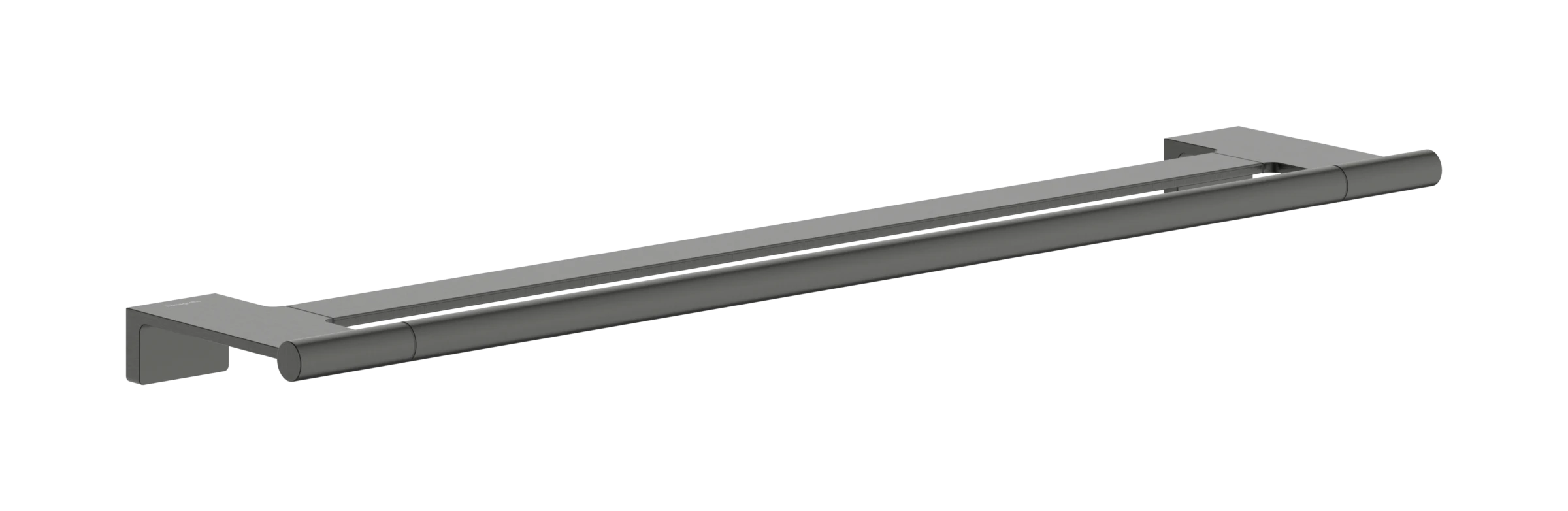 Hansgrohe Addstoris S Towel Holder 717 X 150 X 58mm Gunmetal/chrome - Brushed