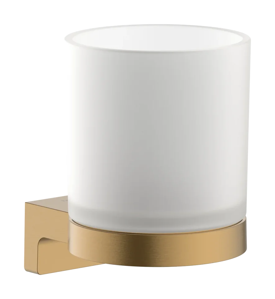 Hansgrohe Addstoris S Tooth Brush Tumbler 165 X 120 X 105mm Bronze - Brushed product image - Image 1