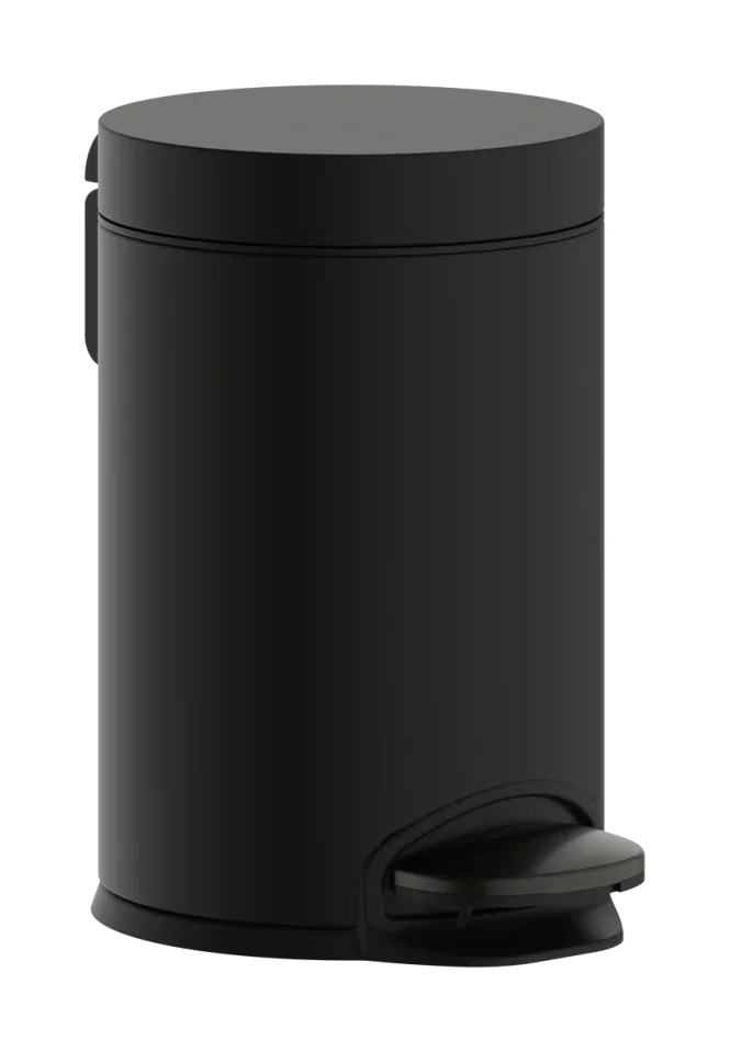 Hansgrohe Addstoris Garbage Bucket 210 X 210 X 295mm Gunmetal/chrome - Brushed product image - Image 1