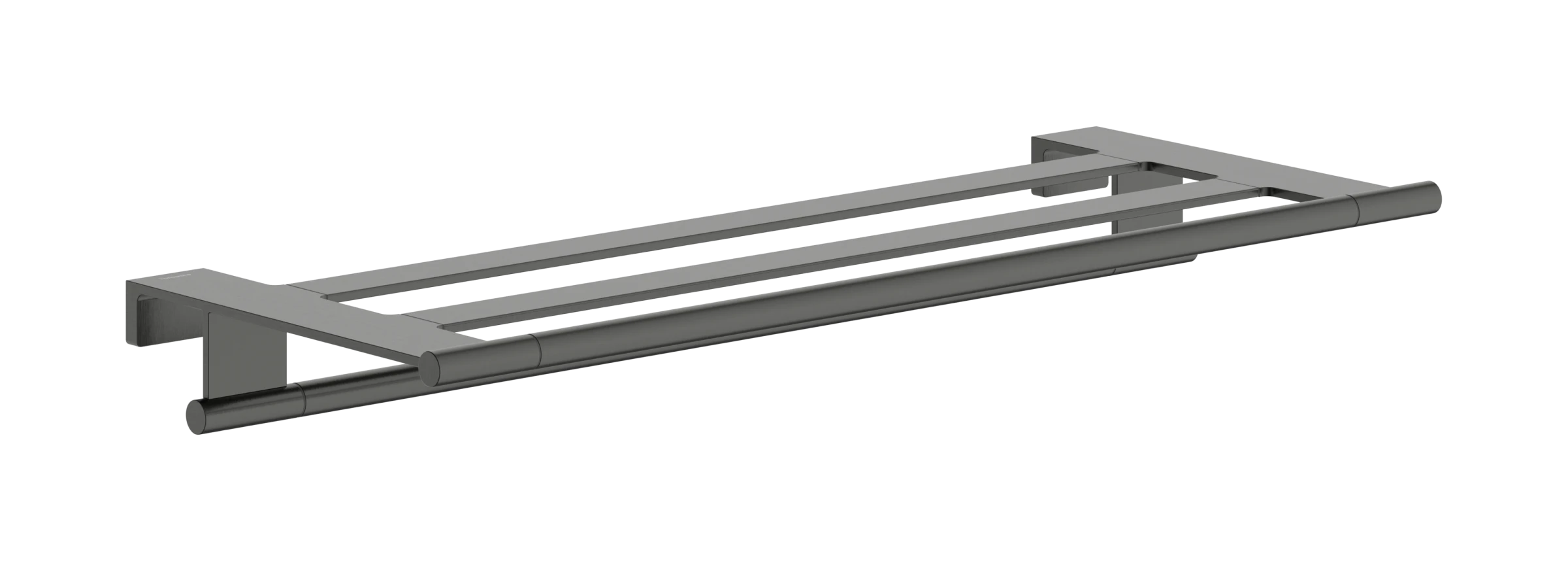 Hansgrohe Addstoris S Towel Rack 743 X 286 X 97mm Gunmetal/chrome - Brushed