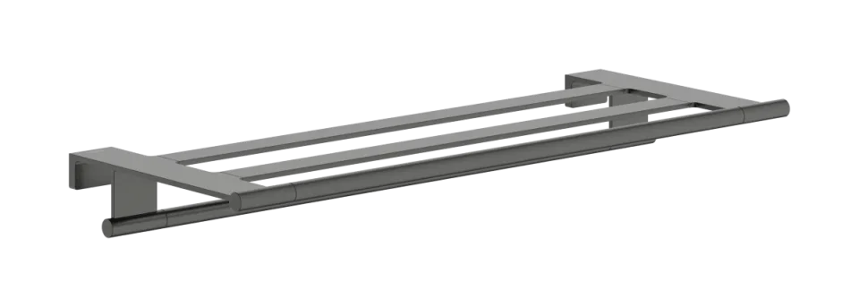 Hansgrohe Addstoris S Towel Rack 743 X 286 X 97mm Gunmetal/chrome - Brushed product image - Image 1