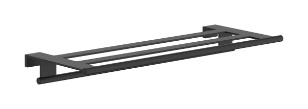 Hansgrohe Addstoris S Towel Rack With Towel Rail Matt Black
