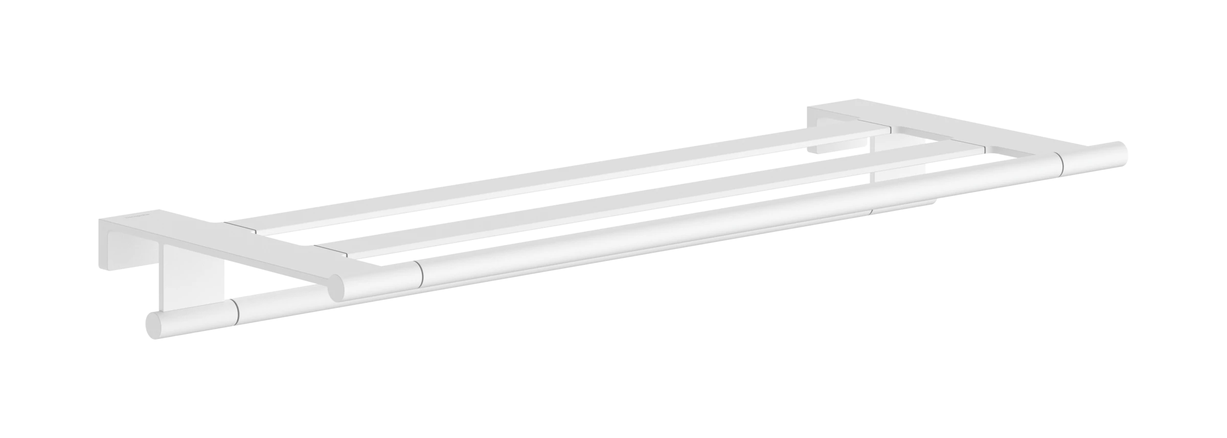 Hansgrohe Addstoris S Towel Rack With Towel Rail Matt White