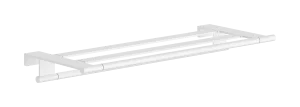 Hansgrohe Addstoris S Towel Rack With Towel Rail Matt White