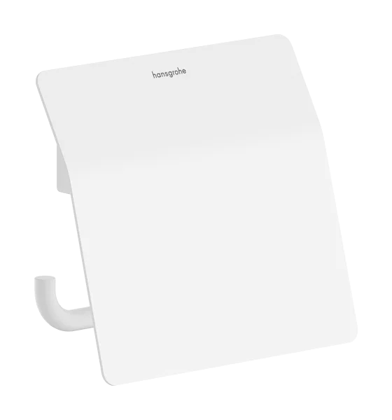 Hansgrohe Addstoris S Toilet Roll Holder With Cover Matt White