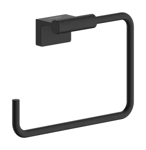Hansgrohe Addstoris S Towel Ring 140 X 60 X 240mm Black - Matt