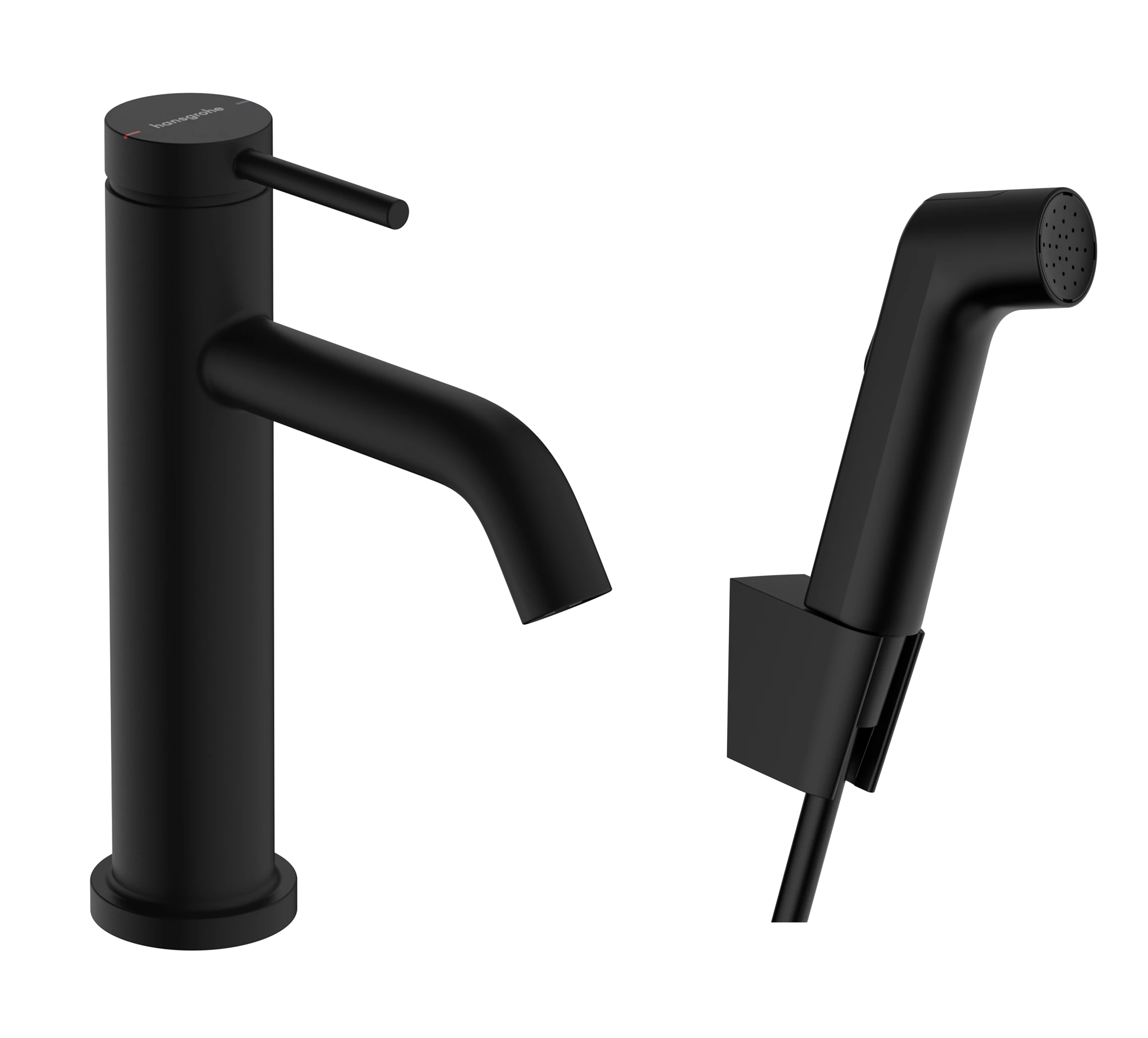 Hansgrohe Tecturis S Manual Mixers 555 X 190 X 72mm Black - Matt