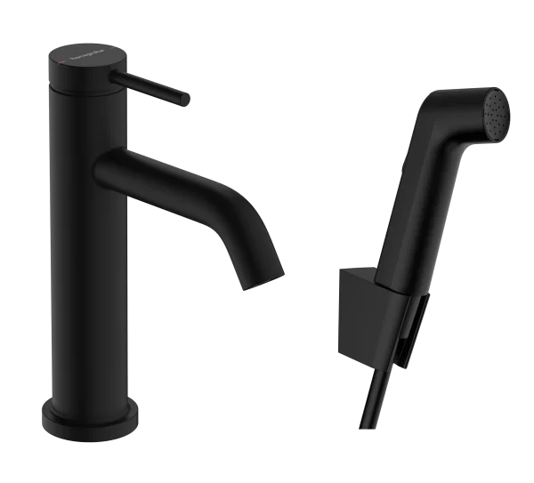Hansgrohe Tecturis S Manual Mixers 555 X 190 X 72mm Black - Matt