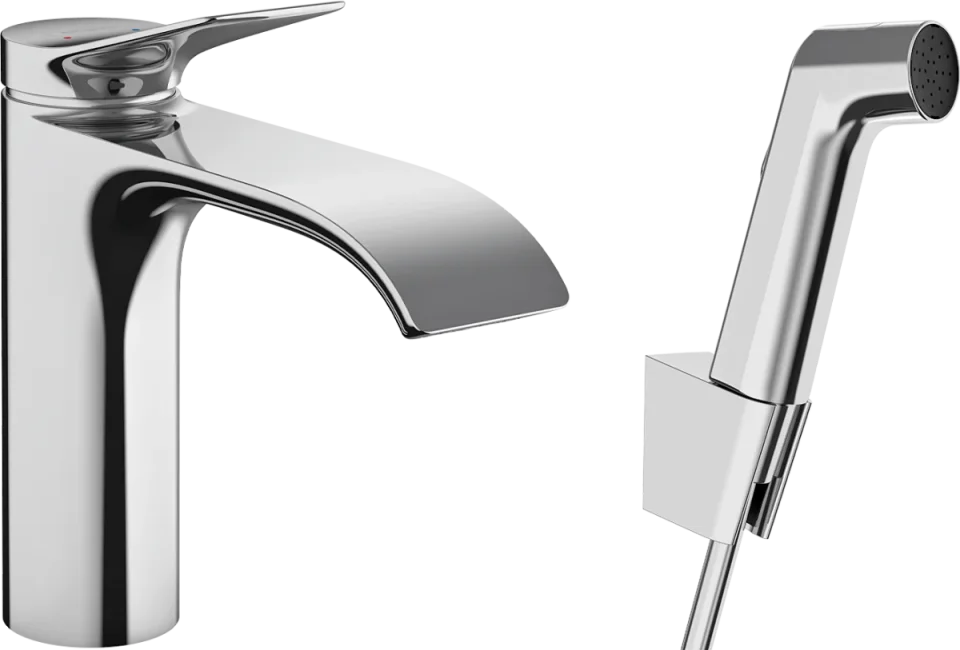 Hansgrohe Vivenis Manual Mixers 560 X 310 X 80mm Chrome product image - Image 1