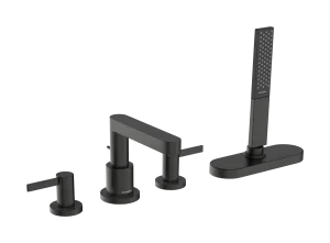Hansgrohe Finoris 4-hole Rim Mounted Bath Mixer With Sbox