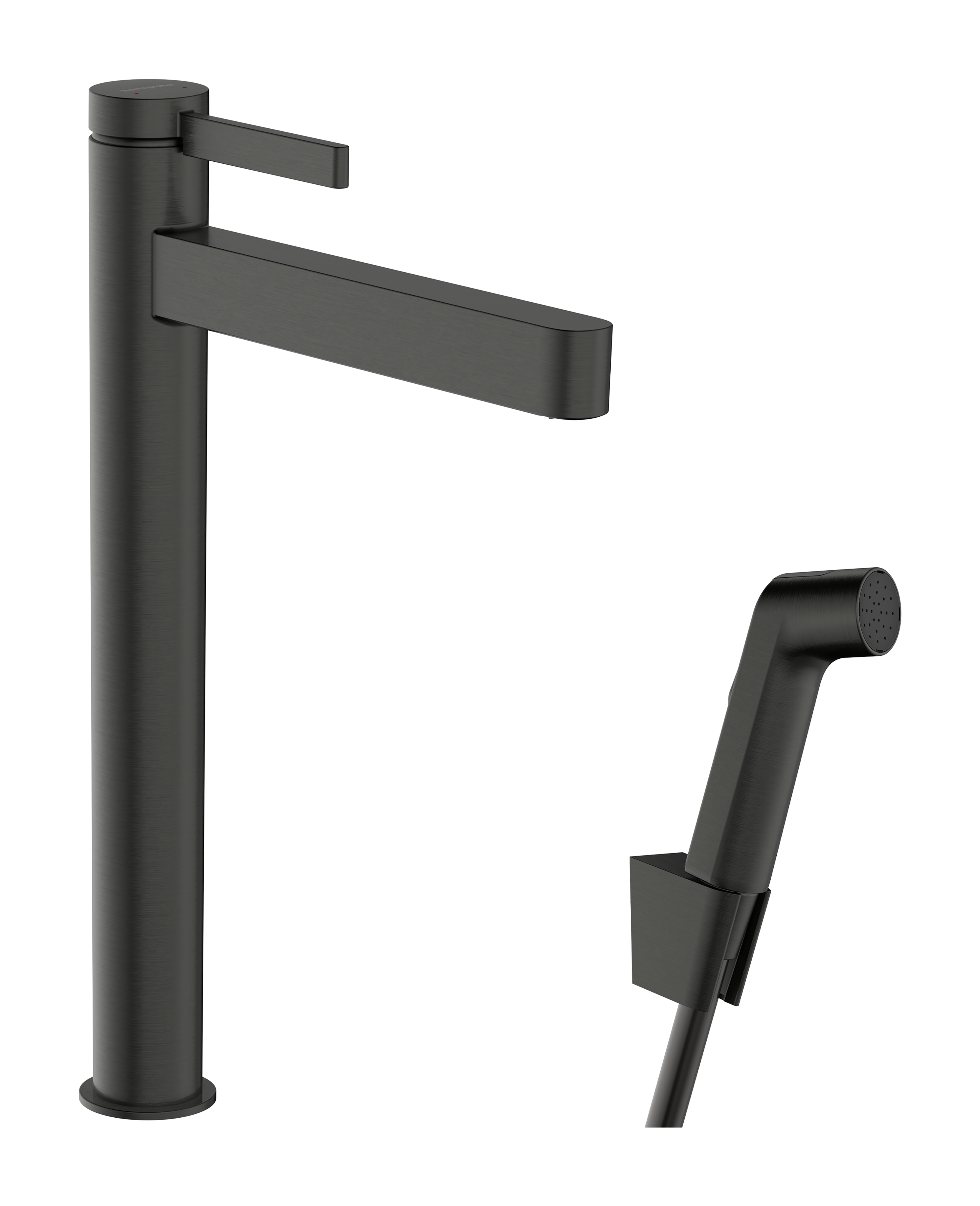 Hansgrohe Finoris Manual Mixers 558 X 314 X 81mm Gunmetal/chrome - Brushed