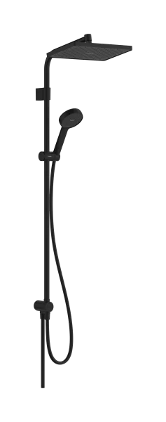 Hansgrohe Activera Q Shower Pipes Universal 1080 X 355 X 100mm Black - Matt