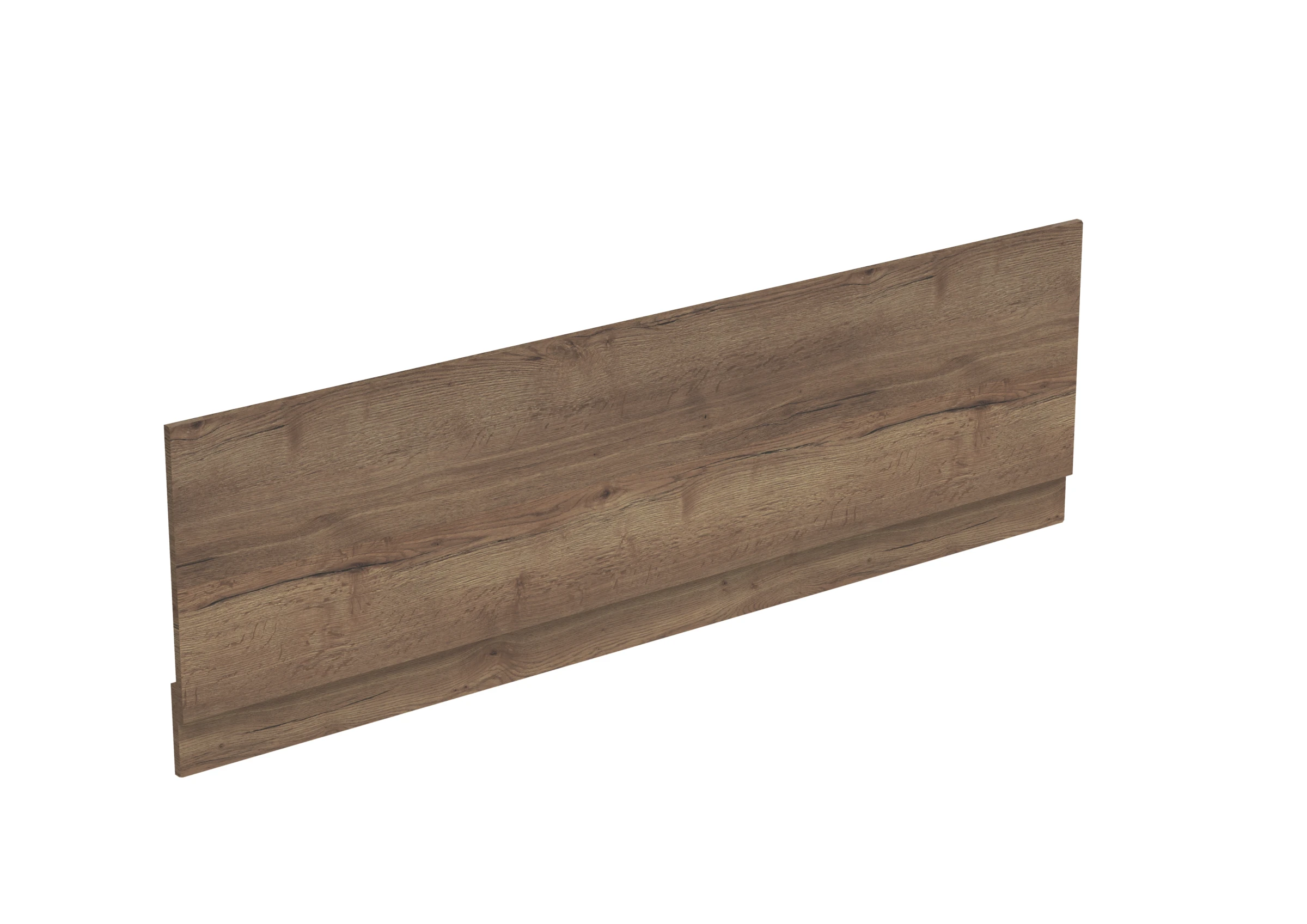 Saneux 1700x480mm Bath Panel & Plinth - English Oak