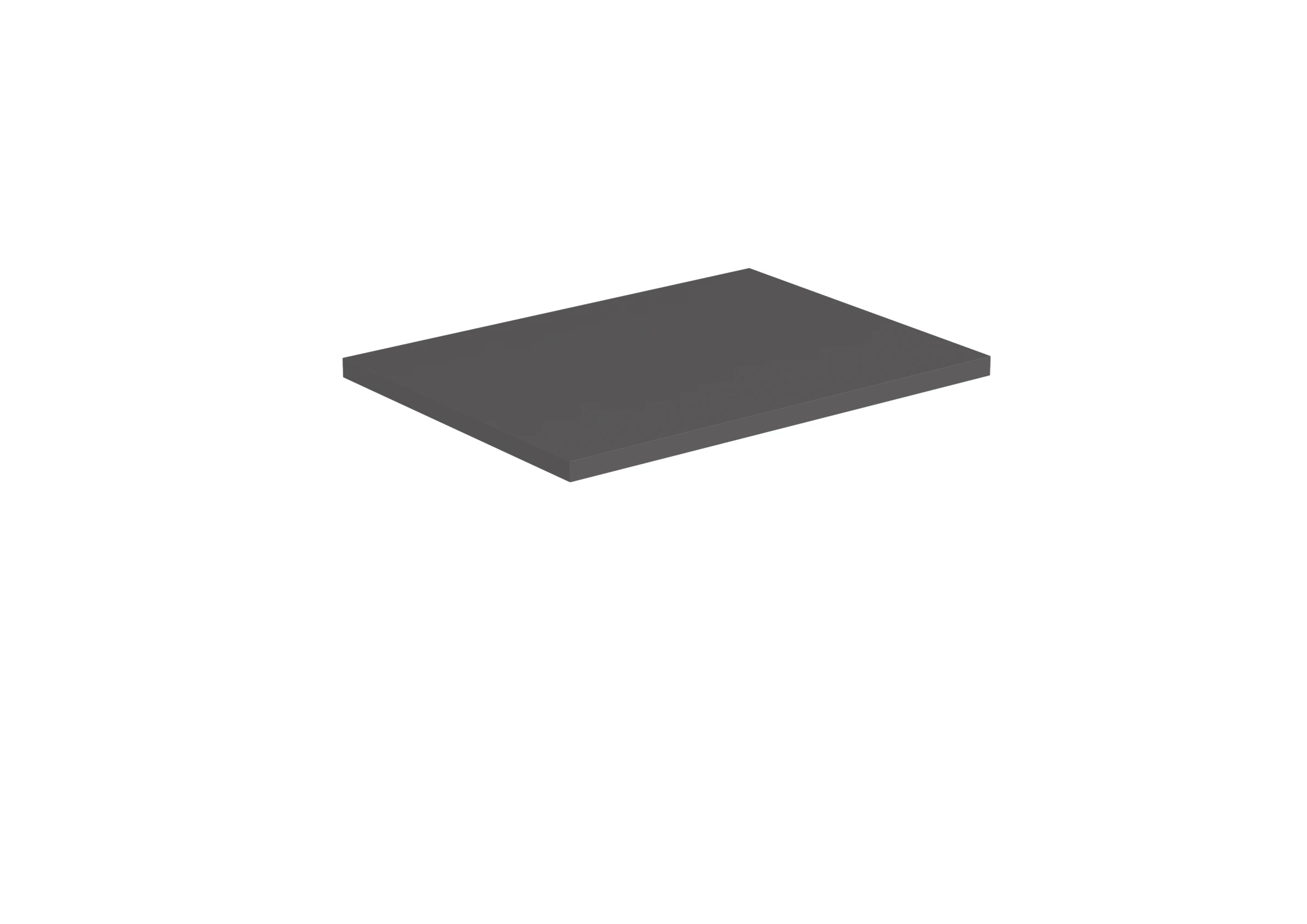 Saneux Austen 60cm Countertop - Matte Iron Grey