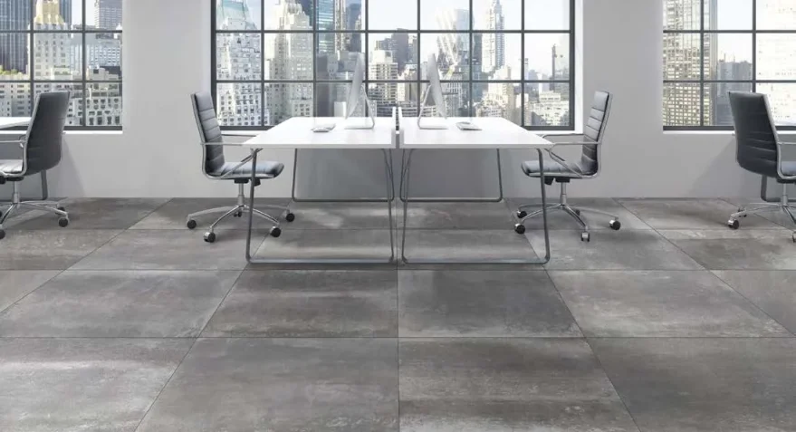 European Tiles Sphere Steel 30X60 Lappato Porcelain Rectified Tile (1.44msq) detail view - Image 2