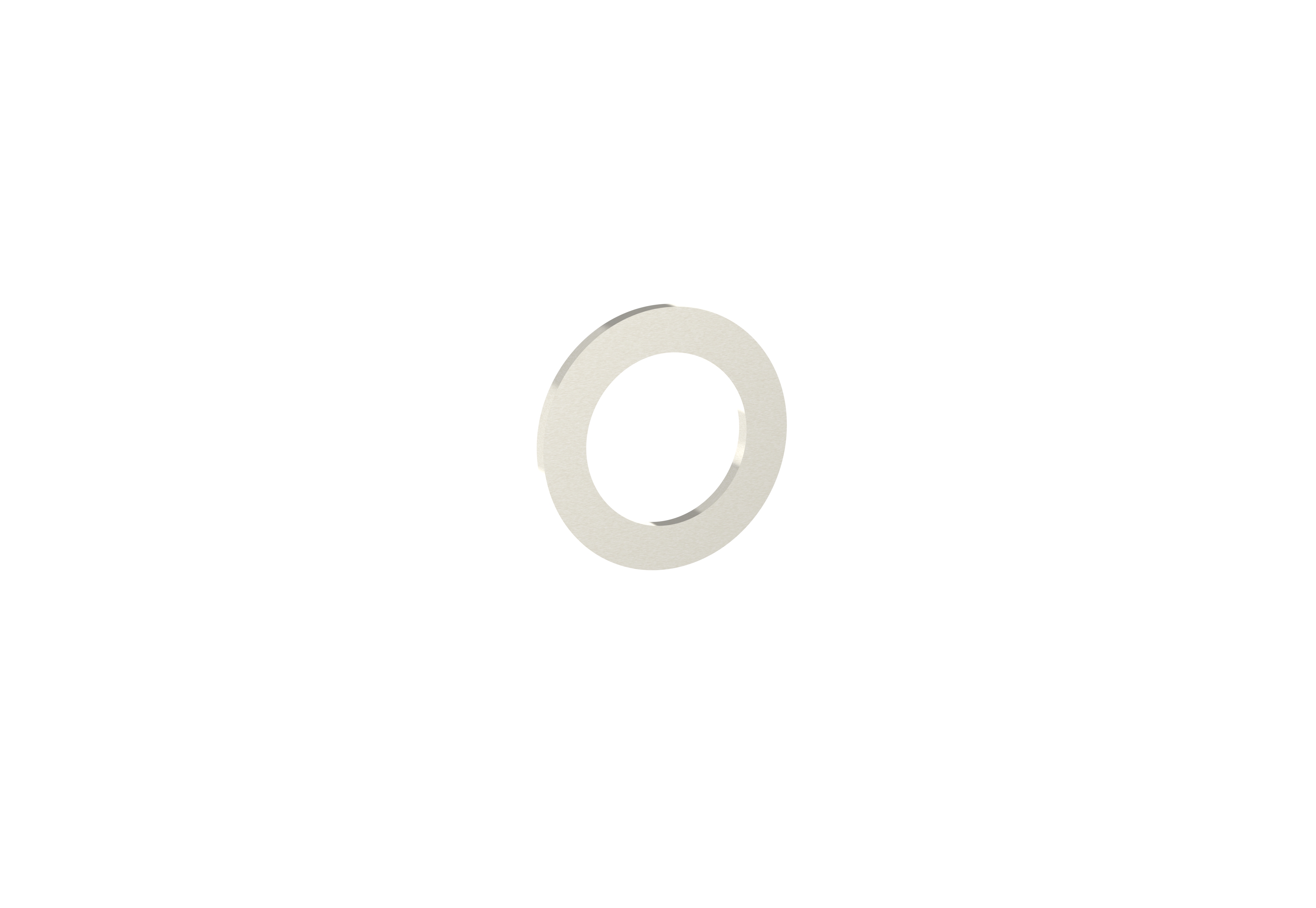 Saneux Cos - Ring Valve - 1 Way Diverter Ring & Shroud - Brushed Nickel