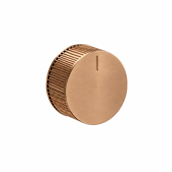 Saneux Cos Diverter Handle - Fluted - Brushed Bronze
