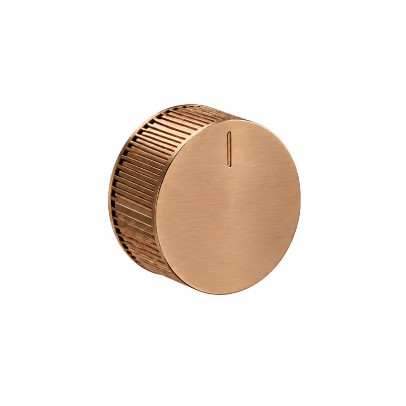 Saneux Cos Diverter Handle - Fluted - Brushed Bronze product image - Image 1