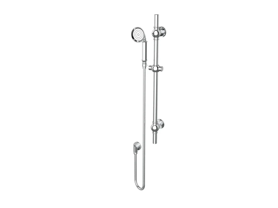 Saneux Cromwell Slider Rail Kit With Handset, Rail & Hose - Chrome product image - Image 4