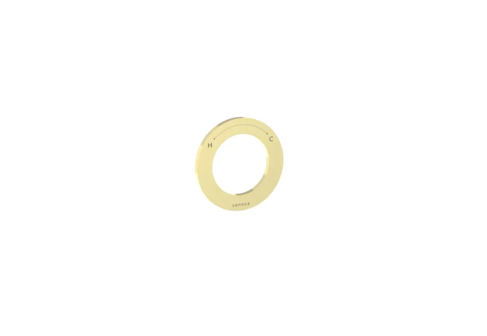 Saneux Cos - Ring Valve - Thermostatic Ring & Shroud - Brushed Brass product image - Image 1