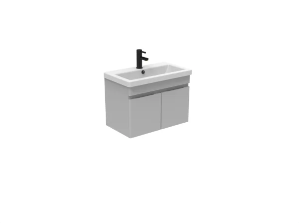Saneux Air 60cm 2 Door Wall Mounted Unit ' Dove Grey