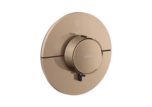 Axor Showerselect Id Thermostatic Shower Mixer Concealed 269 X 242 X 179mm Rose Gold/gold - Polished