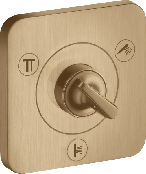 Axor Citterio E Manual Shut-off & Diverter Valves 300 X 206 X 136mm Bronze - Brushed