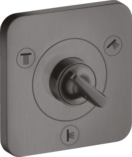 Axor Citterio E Manual Shut-off & Diverter Valves 300 X 206 X 136mm Gunmetal/chrome - Brushed