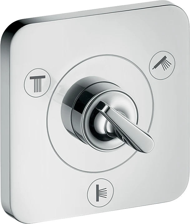Axor Citterio E Manual Shut-off & Diverter Valves 300 X 206 X 136mm Stainless Steel