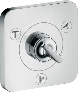 Axor Citterio E Manual Shut-off & Diverter Valves 300 X 206 X 136mm Stainless Steel