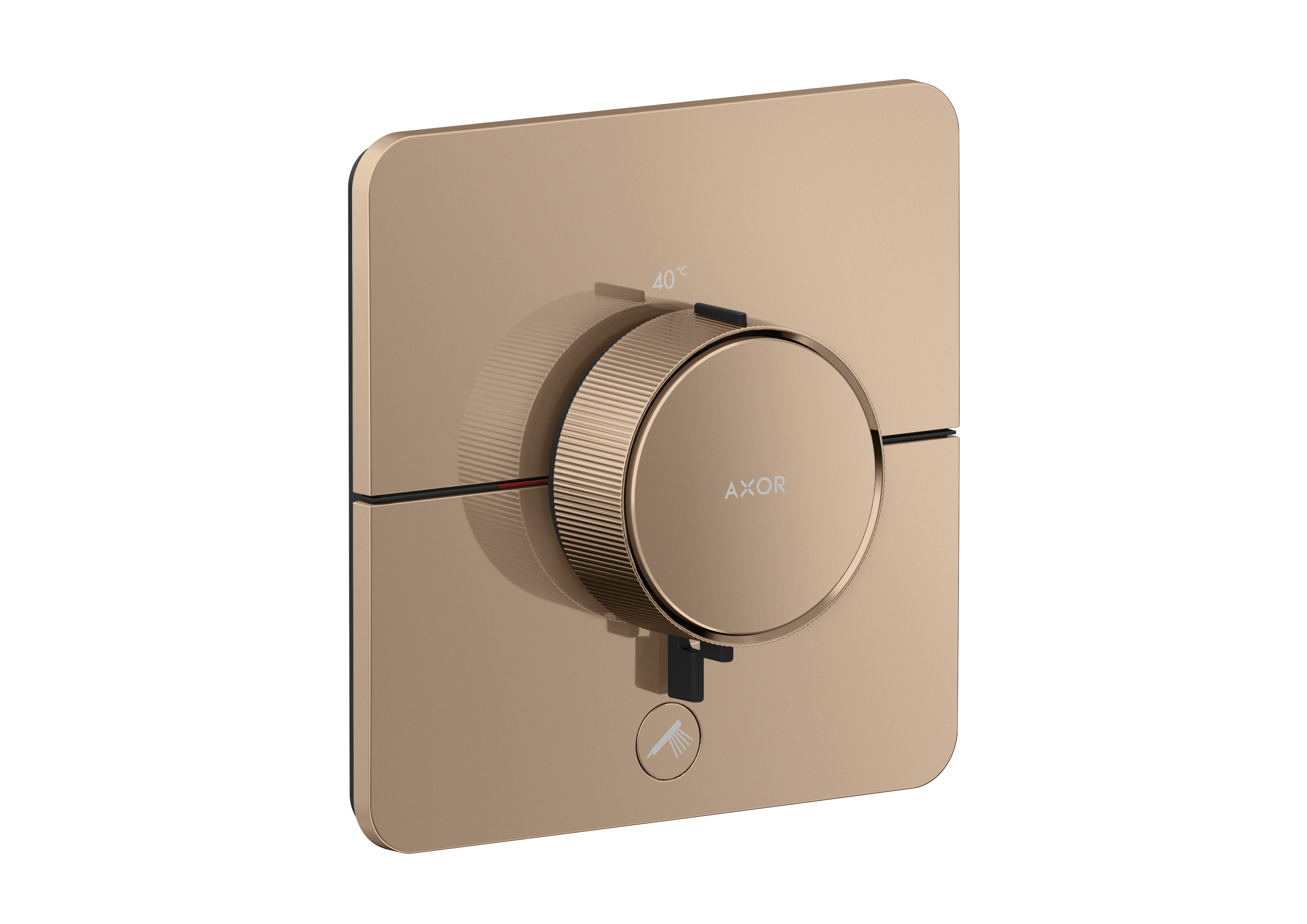 Axor Showerselect Id Thermostatic Shower Mixer Concealed 269 X 242 X 179mm Rose Gold/gold - Polished product image - Image 1