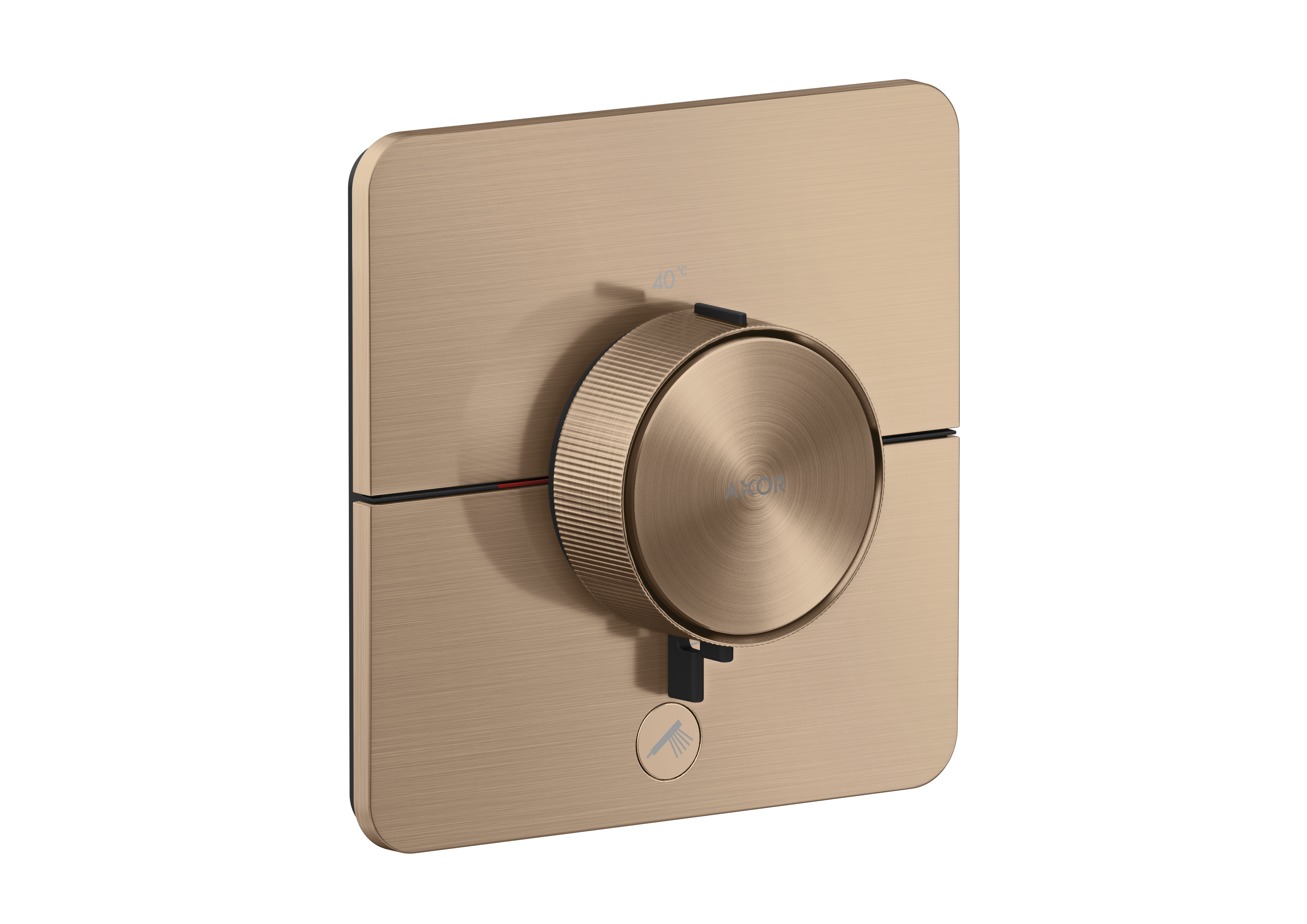 Axor Showerselect Id Thermostatic Shower Mixer Concealed 269 X 242 X 179mm Rose Gold/gold - Brushed