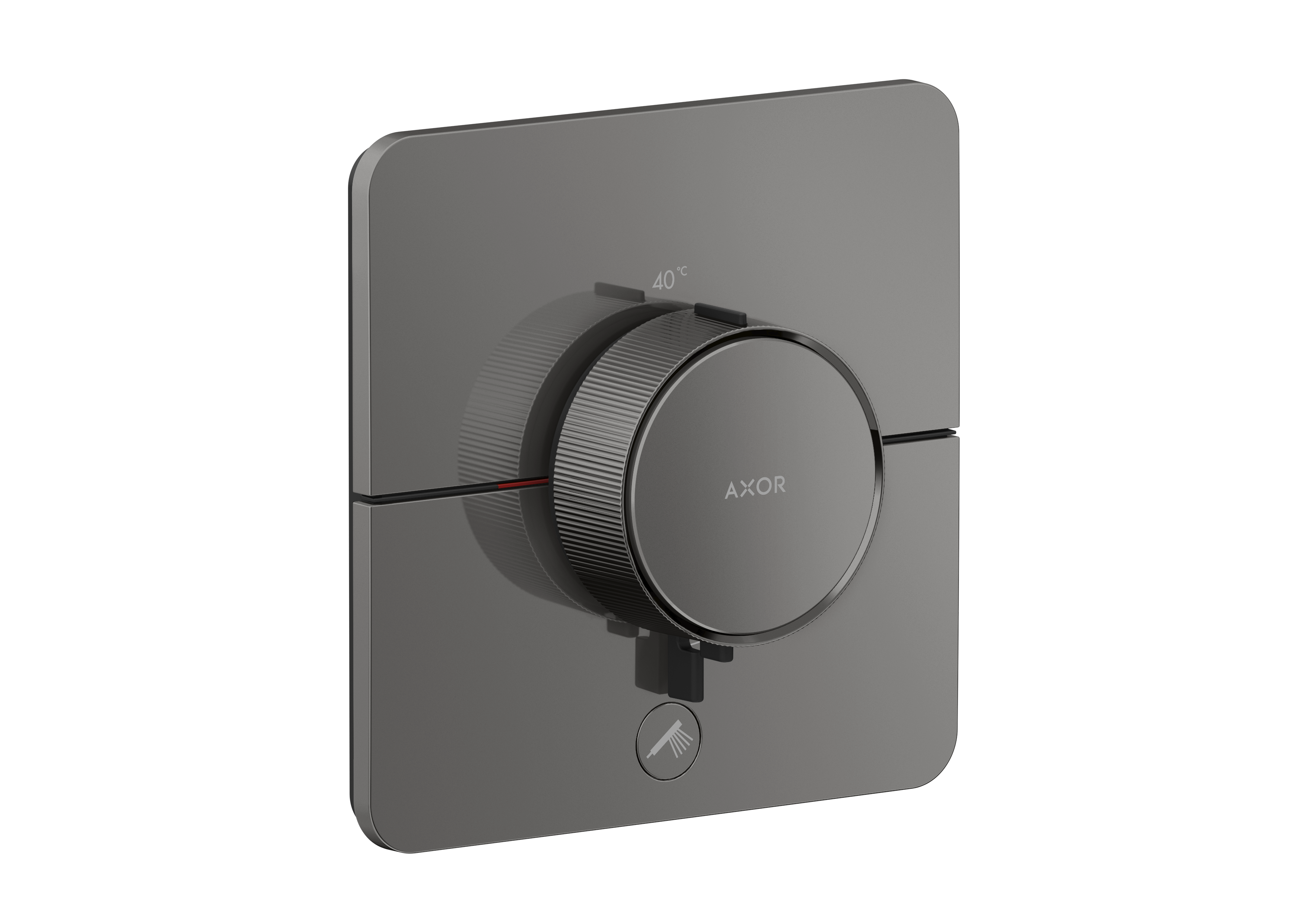Axor Showerselect Id Thermostatic Shower Mixer Concealed 269 X 242 X 179mm Gunmetal/chrome - Polished product image - Image 1