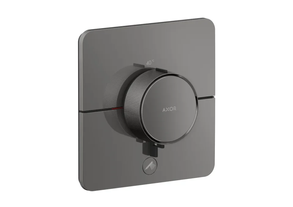 Axor Showerselect Id Thermostatic Shower Mixer Concealed 269 X 242 X 179mm Gunmetal/chrome - Polished product image - Image 1
